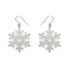 Snowflake Drop Essential Earrings by Erstwilder in Multiple Colors