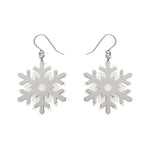 Snowflake Drop Essential Earrings by Erstwilder in Multiple Colors