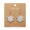 Snowflake Drop Essential Earrings by Erstwilder in Multiple Colors