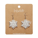 Snowflake Drop Essential Earrings by Erstwilder in Multiple Colors