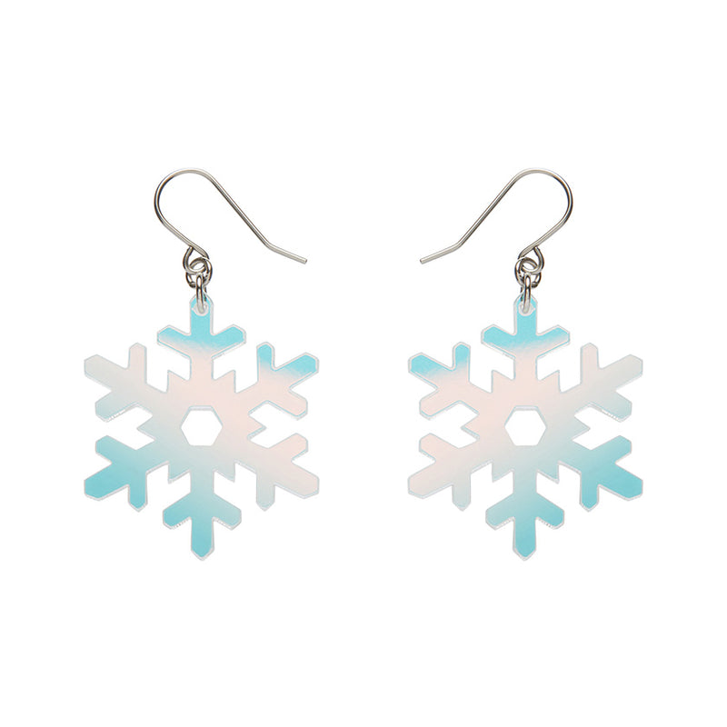 Snowflake Drop Essential Earrings by Erstwilder in Multiple Colors