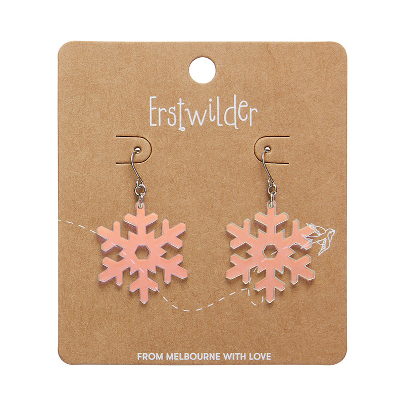 Snowflake Drop Essential Earrings by Erstwilder in Multiple Colors