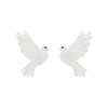 White Dove Stud Essential Earrings by Erstwilder