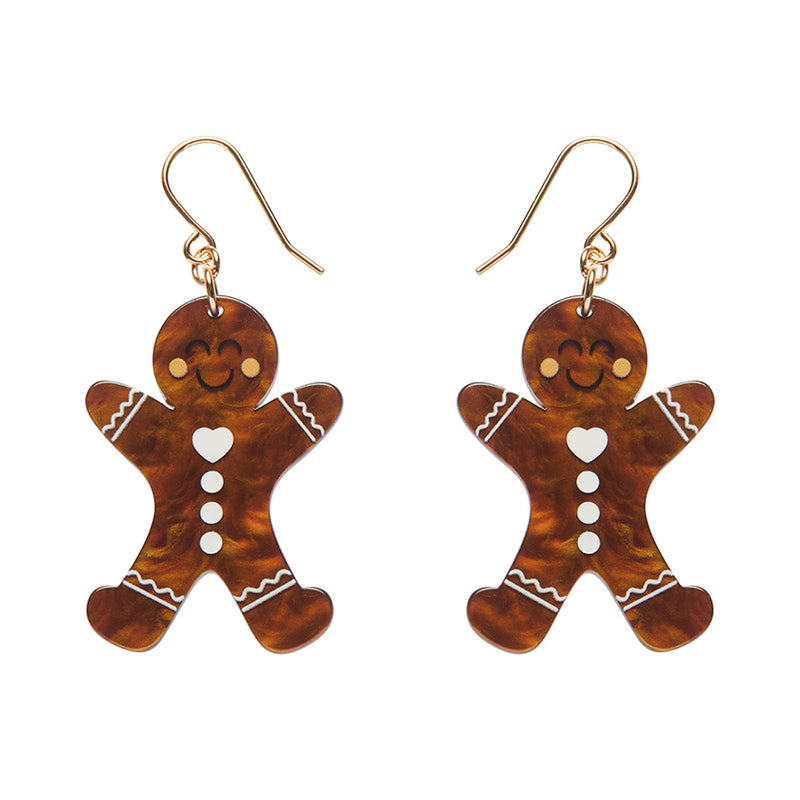 Gingerbread Man Drop Essential Earrings by Erstwilder