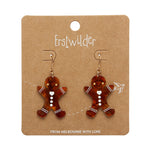 Gingerbread Man Drop Essential Earrings by Erstwilder