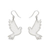 White Dove Drop Essential Earrings by Erstwilder