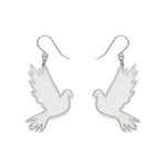 White Dove Drop Essential Earrings by Erstwilder