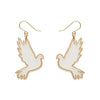 White Dove Drop Essential Earrings by Erstwilder