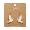 White Dove Drop Essential Earrings by Erstwilder