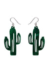 Cactus Drop Earrings by Erstwilder in Multiple Colors