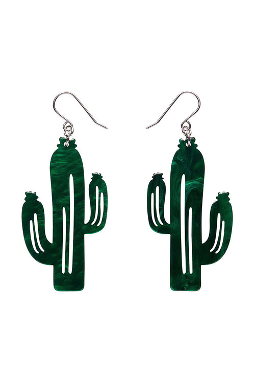 Cactus Drop Earrings by Erstwilder in Multiple Colors
