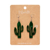 Cactus Drop Earrings by Erstwilder in Multiple Colors