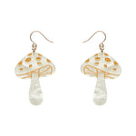 Mushroom Drop Earrings by Erstwilder in Multiple Colors