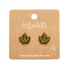 Maple Stud Earrings by Erstwilder in Multiple Colors