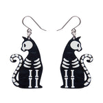 Bone Kitty Essential Drop Earrings by Erstwilder in Multiple Colors!