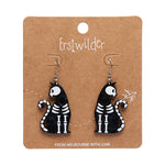 Bone Kitty Essential Drop Earrings by Erstwilder in Multiple Colors!