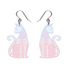 Bone Kitty Essential Drop Earrings by Erstwilder in Multiple Colors!