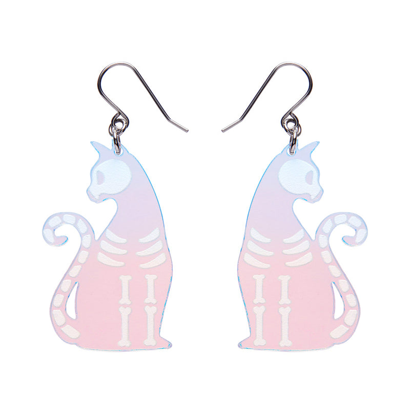 Bone Kitty Essential Drop Earrings by Erstwilder in Multiple Colors!