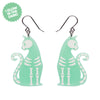 Bone Kitty Essential Drop Earrings by Erstwilder in Multiple Colors!