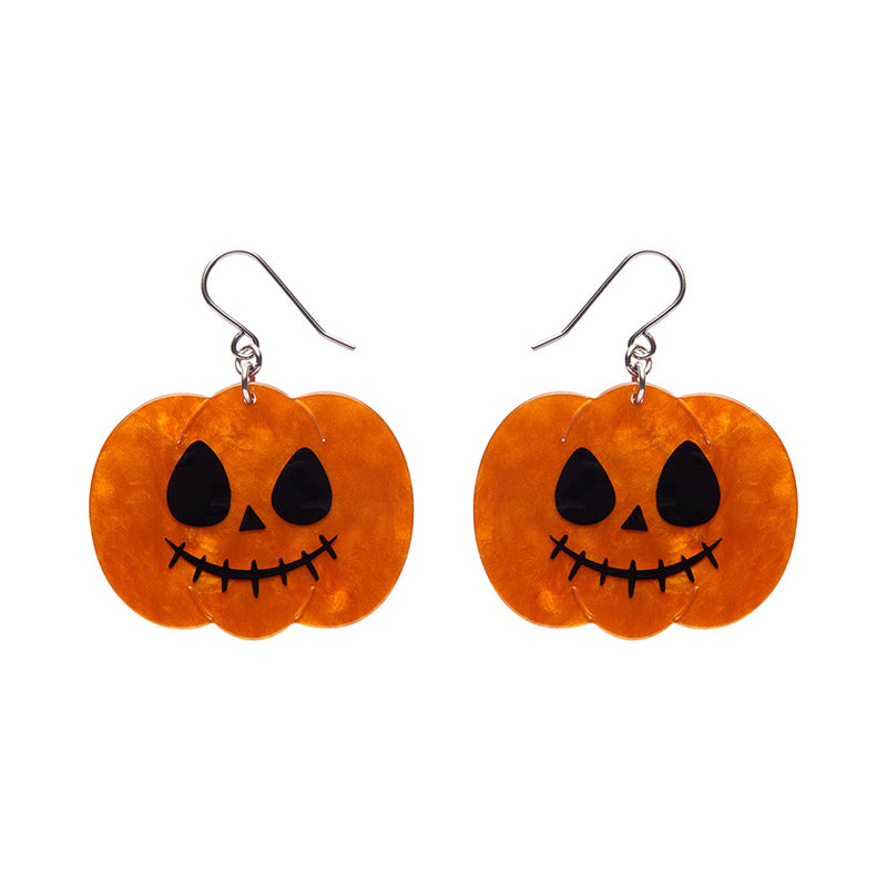 Jack O' Lantern Essential Drop Earrings by Erstwilder in Multiple Colors!