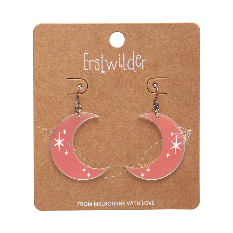 Half Moon Essential Drop Earrings by Erstwilder in Multiple Colors!