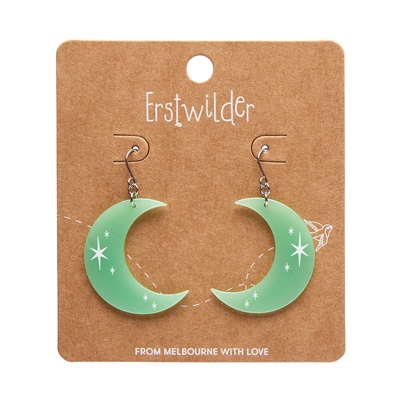 Half Moon Essential Drop Earrings by Erstwilder in Multiple Colors!