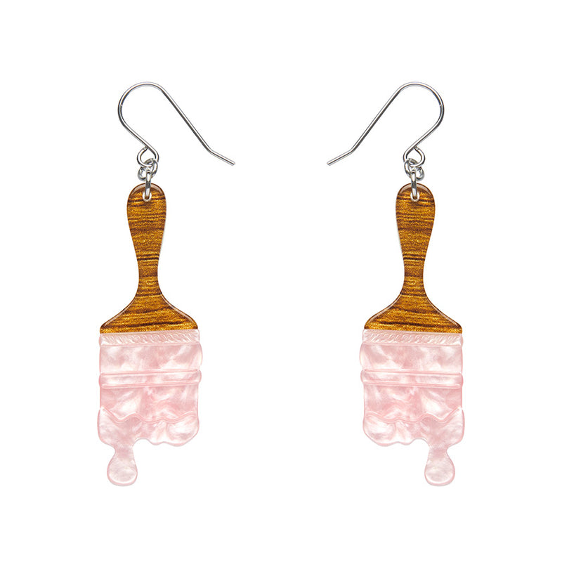 Paint Brush Ripple Drop Earrings by Erstwilder in Multiple Colors!