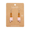 Paint Brush Ripple Drop Earrings by Erstwilder in Multiple Colors!