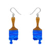 Paint Brush Ripple Drop Earrings by Erstwilder in Multiple Colors!