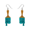 Paint Brush Ripple Drop Earrings by Erstwilder in Multiple Colors!