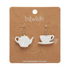 Tea Set Drop Earrings by Erstwilder in Multiple Colors