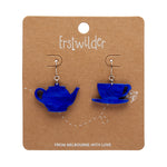 Tea Set Drop Earrings by Erstwilder in Multiple Colors