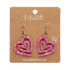 Heart Maze Drop Earrings by Erstwilder in Multiple Colors