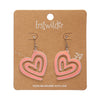 Heart Maze Drop Earrings by Erstwilder in Multiple Colors