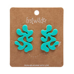 Coral Statement Stud Essential Earrings by Erstwilder in Multiple Colors