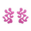 Coral Statement Stud Essential Earrings by Erstwilder in Multiple Colors