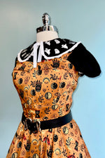Phantomette Ghost Blouse by Hell Bunny