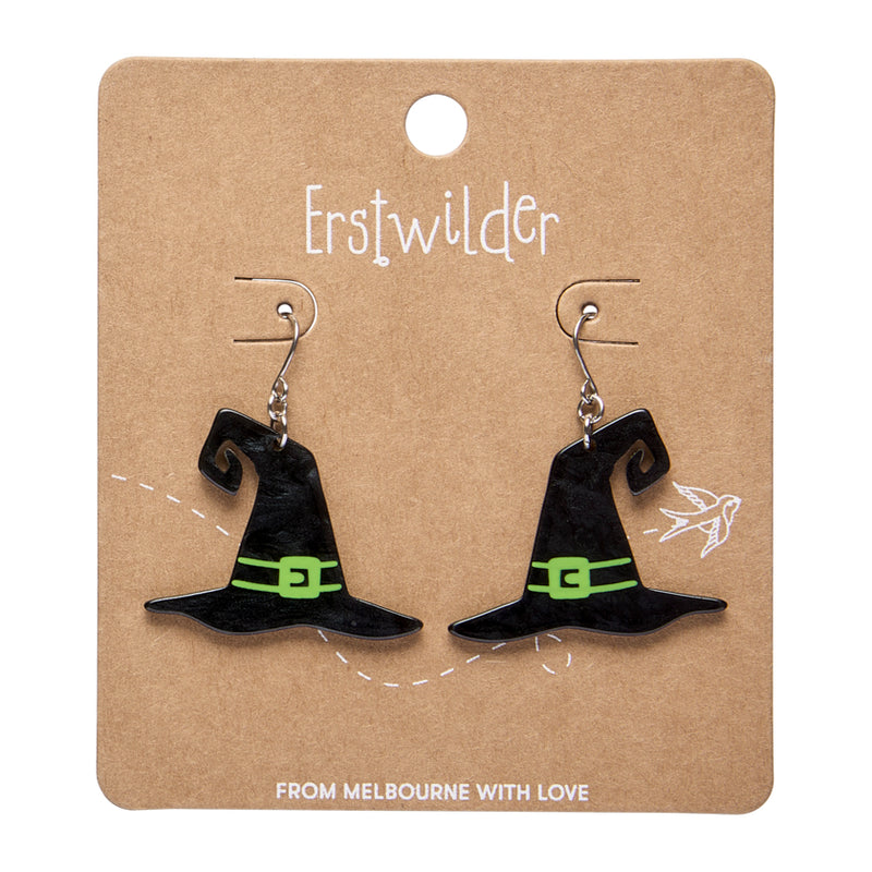Witch's Hat Drop Essential Earrings by Erstwilder in Multiple Colors