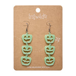 Halloween Pumpkins Drop Essential Earrings by Erstwilder in Multiple Colors