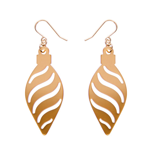 Long Bauble Drop Earrings by Erstwilder in Multiple Colors!