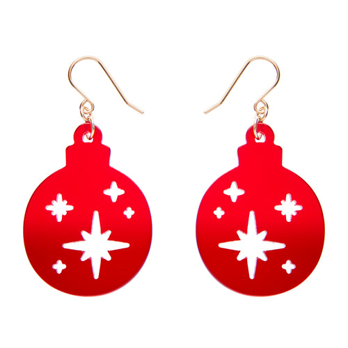 Round Bauble Drop Earrings by Erstwilder in Multiple Colors!
