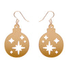 Round Bauble Drop Earrings by Erstwilder in Multiple Colors!