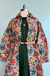 Tapestry Floral Button Front Jacket