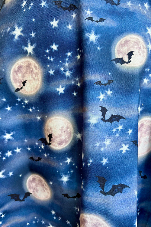 Bat and Moon Skater Skirt by Retrolicious