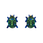 Luck of the Beetle Earrings by Erstwilder