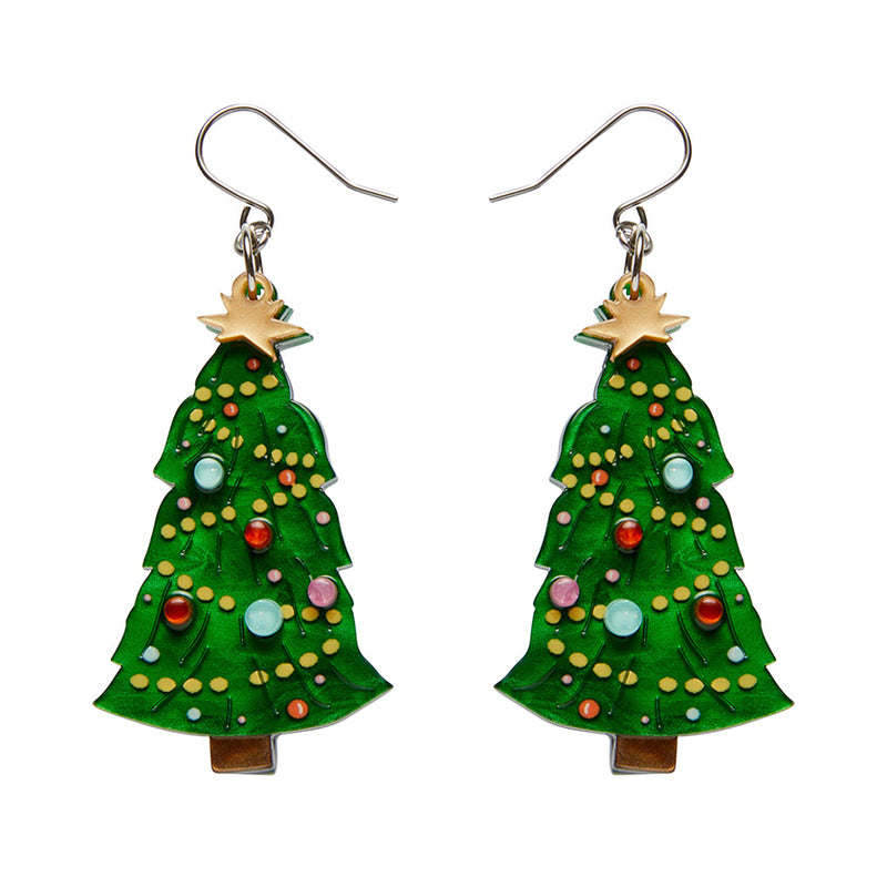 Topped with TInsel Drop Earrings by Erstwilder