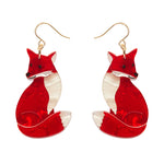 Charming Fox Drop Earrings by Erstwilder