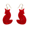 Charming Fox Drop Earrings by Erstwilder