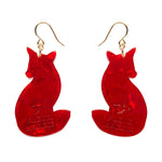 Charming Fox Drop Earrings by Erstwilder