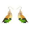 Wondrous Warbler Drop Earrings by Erstwilder